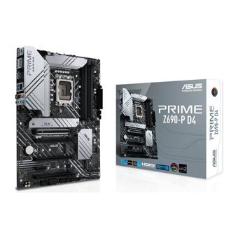 Asus Prime Z690 Z690 LGA 1700 Soket DDR4 5333 Mhz Overclock ATX Masaüstü Bilgisayar AMD Uyumlu Anakart