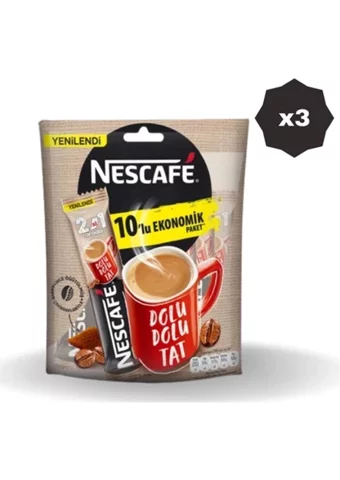 Nescafe Nestle 2n1 Mp 10'lu - (3 Adet)