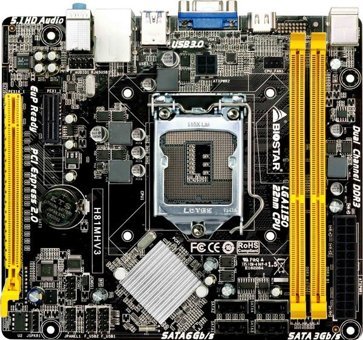 Biostar H81MHV3 H81 LGA 1150 Soket DDR3 1600 Mhz Micro ATX Masaüstü Bilgisayar Intel Uyumlu Anakart