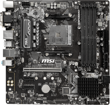 MSI B450M Pro-VDH MAX B450 AM4 Soket DDR4 3866 Mhz Overclock Micro ATX Masaüstü Bilgisayar AMD Uyumlu Anakart