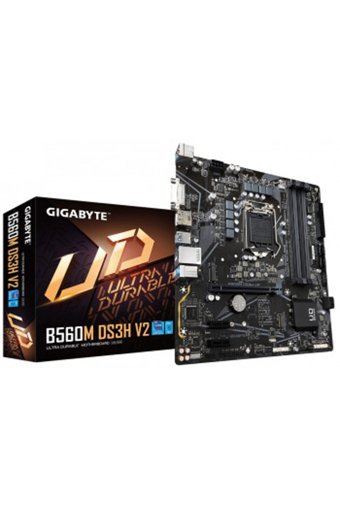 Gigabyte B560M-DS3H B560M LGA 1200 Soket DDR4 4600 Mhz PCIe 4.0 Micro ATX Masaüstü Bilgisayar Intel Uyumlu Anakart