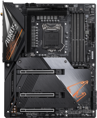 Gigabyte Z490 AORUS ULTRA Z490 LGA 1200 Soket DDR4 3200 Mhz PCIe 4.0 Wi-Fi Overclock Mining ATX Masaüstü Bilgisayar Intel Uyumlu Anakart