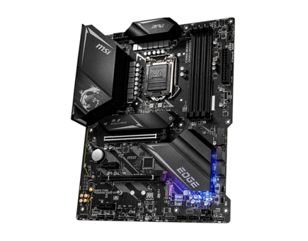MSI Z490 Gaming EDGE Z490 LGA 1200 Soket DDR4 4800 Mhz PCIe 4.0 Wi-Fi Overclock Mining ATX Masaüstü Bilgisayar Intel Uyumlu Anakart