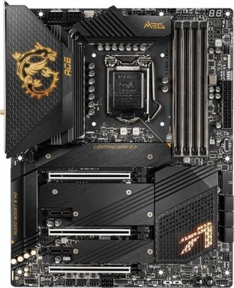 MSI Z590 ACE Z590 LGA 1200 Soket DDR4 5600 Mhz PCIe 4.0 Wi-Fi Overclock Mining ATX Masaüstü Bilgisayar Intel Uyumlu Anakart