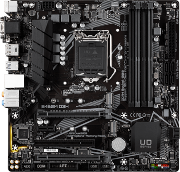 Gigabyte B460M D3H B460 LGA 1200 Soket DDR4 2933 Mhz PCIe 4.0 ATX Masaüstü Bilgisayar Intel Uyumlu Anakart