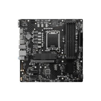 MSI B760 M P B760M-E LGA 1700 Soket DDR4 4800 Mhz PCIe 4.0 Micro ATX Masaüstü Bilgisayar Intel Uyumlu Anakart