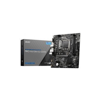 MSI H610M G H610M-G LGA 1700 Soket DDR4 3200 Mhz Micro ATX Masaüstü Bilgisayar Intel Uyumlu Anakart