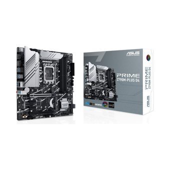 Asus Prime Z790M Plus Z790M LGA 1700 Soket DDR4 5333 Mhz PCIe 4.0 Overclock Micro ATX Masaüstü Bilgisayar AMD Uyumlu Anakart