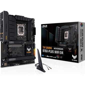 Asus Tuf Gaming B760-Plus Wifi B760 LGA 1700 Soket DDR4 5333 Mhz PCIe 4.0 Wi-Fi ATX Masaüstü Bilgisayar Intel Uyumlu Anakart