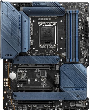 MSI Z690 TORPEDO Z690 LGA 1700 Soket DDR5 6400 Mhz PCIe 4.0 Overclock Mining ATX Masaüstü Bilgisayar Intel Uyumlu Anakart