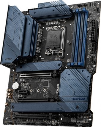 MSI Z690 TORPEDO Z690 LGA 1700 Soket DDR5 6400 Mhz PCIe 4.0 Overclock Mining ATX Masaüstü Bilgisayar Intel Uyumlu Anakart