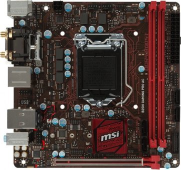 MSI B250I Gaming Pro AC B250 LGA 1151 Soket DDR4 2400 Mhz Wi-Fi Mini ITX Masaüstü Bilgisayar Intel Uyumlu Anakart