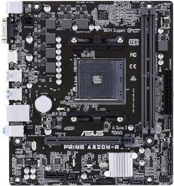 Asus Prime A320M-R A320 AM4 Soket DDR4 2666 Mhz Micro ATX Masaüstü Bilgisayar AMD Uyumlu Anakart
