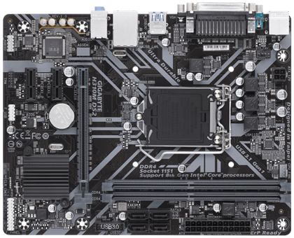Gigabyte H310M-DS2 H310 LGA 1151 Soket DDR4 2666 Mhz Micro ATX Masaüstü Bilgisayar Intel Uyumlu Anakart