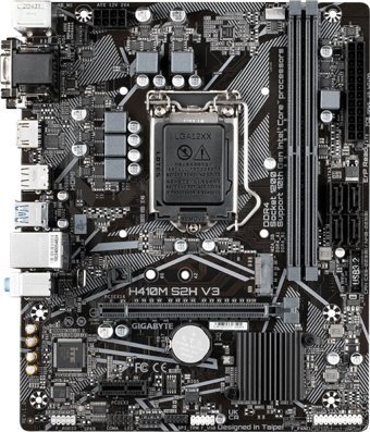 Gigabyte H410M S2H V3 H410 LGA 1200 Soket DDR4 2933 Mhz PCIe 4.0 Micro ATX Masaüstü Bilgisayar Intel Uyumlu Anakart