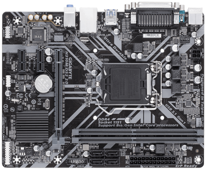 Gigabyte H310M DS2 2.0 H310 LGA 1151 Soket DDR4 2666 Mhz Micro ATX Masaüstü Bilgisayar Intel Uyumlu Anakart