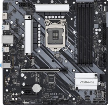 Asrock Z590M Phantom Gaming Z590 LGA 1200 Soket DDR4 4800 Mhz PCIe 4.0 Overclock Micro ATX Gaming Intel Uyumlu Anakart