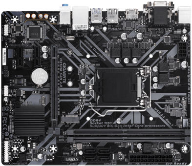 Gigabyte H310M-S2H 2.0 H310 LGA 1151 Soket DDR4 2666 Mhz Micro ATX Masaüstü Bilgisayar Intel Uyumlu Anakart