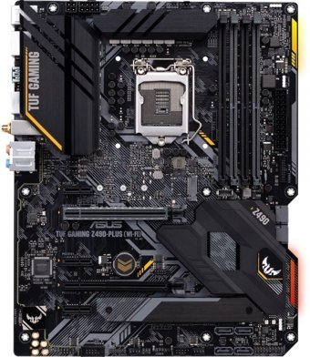 Asus Tuf Gaming Z490-Plus Wifi Z490 LGA 1200 Soket DDR4 4600 Mhz Wi-Fi Overclock ATX Gaming Intel Uyumlu Anakart