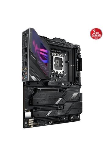 Asus Rog Strix Z790-E Gaming Z790 LGA 1700 Soket 7800 Mhz PCIe 4.0 Wi-Fi ATX Masaüstü Bilgisayar Intel Uyumlu Anakart