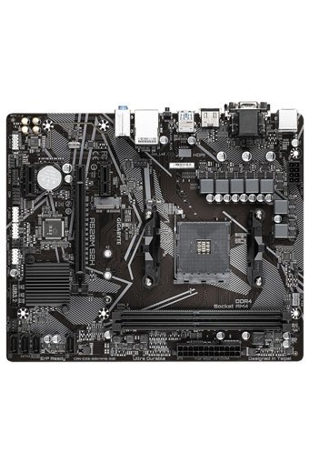 Gigabyte A520M S2H A520M AM4 Soket DDR4 5100 Mhz Overclock Micro ATX Masaüstü Bilgisayar AMD Uyumlu Anakart