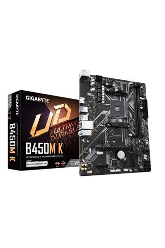 Gigabyte B450M K B450M AM4 Soket DDR4 3600 Mhz Overclock Micro ATX Masaüstü Bilgisayar AMD Uyumlu Anakart