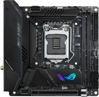 Asus Rog Strix Z590-I Gaming Z590 LGA 1200 Soket DDR4 5133 Mhz PCIe 4.0 Wi-Fi Overclock Mini ITX Gaming Intel Uyumlu Anakart