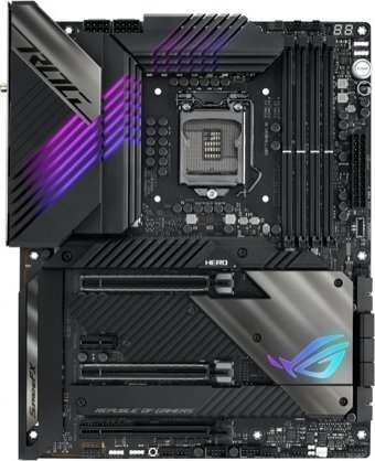 Asus Rog Maximus XIII Hero z590 LGA 1200 Soket DDR4 5333 Mhz PCIe 4.0 Wi-Fi Overclock ATX Gaming Intel Uyumlu Anakart
