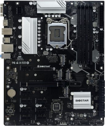 Biostar TZ590-BTC DUO TZ590 LGA 1200 Soket DDR4 3600 Mhz PCIe 4.0 ATX Masaüstü Bilgisayar Intel Uyumlu Anakart
