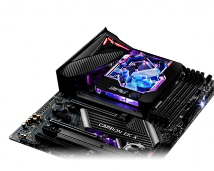 MSI Z490 CARBON EK X Z490 LGA 1200 Soket DDR4 5000 Mhz PCIe 4.0 Wi-Fi Overclock Mining ATX Masaüstü Bilgisayar Intel Uyumlu Anakart