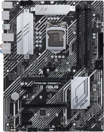 Asus Prime Z590-V-SI Z590 LGA 1200 Soket DDR4 5133 Mhz PCIe 4.0 Overclock ATX Gaming Intel Uyumlu Anakart