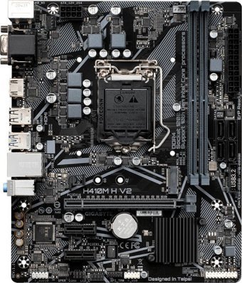 Gigabyte H410M-H-V2 H410 LGA 1200 Soket DDR4 2933 Mhz PCIe 4.0 Micro ATX Masaüstü Bilgisayar Intel Uyumlu Anakart