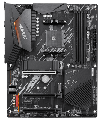 Gigabyte B550 AORUS ELITE B550 AM4 Soket DDR4 4733 Mhz PCIe 4.0 Overclock ATX Masaüstü Bilgisayar AMD Uyumlu Anakart