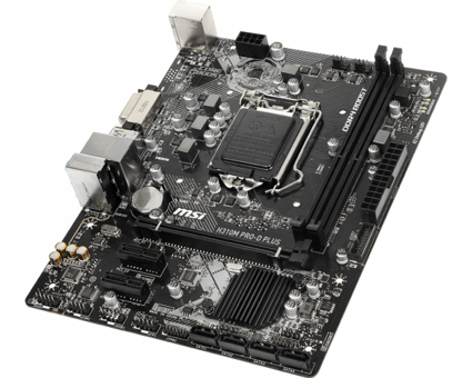 MSI H310M Pro-D Plus H310 LGA 1151 Soket DDR4 2666 Mhz Micro ATX Masaüstü Bilgisayar Intel Uyumlu Anakart