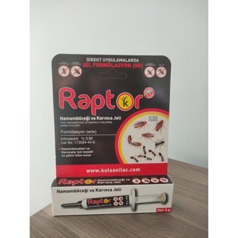 Raptor Hamamböceği Karınca Jeli Kalorifer Böceği Jeli 5 gr