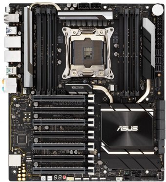 Asus X299 sage X299 LGA 2066 Soket DDR4 4266 Mhz Overclock ATX gaming Intel Uyumlu Anakart