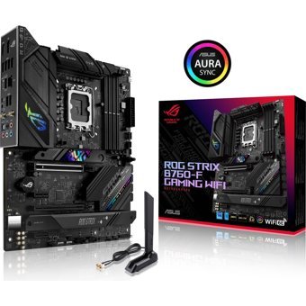 Asus Rog Strix B760-F Gaming B760 LGA 1700 Soket DDR5 7800 Mhz PCIe 4.0 Wi-Fi Overclock ATX Masaüstü Bilgisayar AMD Uyumlu Anakart