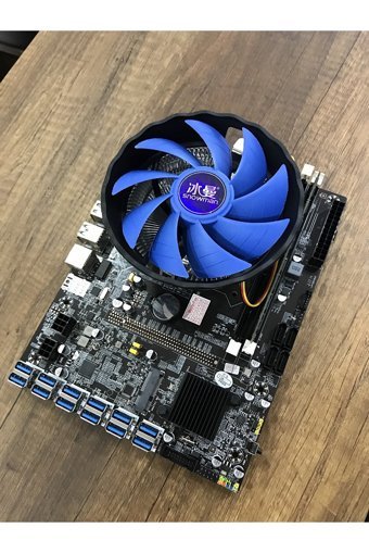 BTC B250 B250 LGA 1151 Soket DDR4 2400 Mhz Mining ATX Masaüstü Bilgisayar Intel Uyumlu Anakart