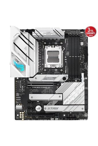 Asus Rog Strix B650-A Gaming B650 AM5 Soket DDR5 6400 Mhz PCIe 4.0 Wi-Fi Overclock ATX Masaüstü Bilgisayar AMD Uyumlu Anakart