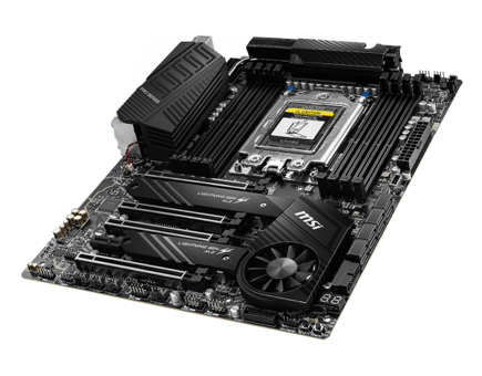 MSI TRX40 Pro Wifi TRX40 TRX4 Soket DDR4 4666 Mhz Wi-Fi Overclock Masaüstü Bilgisayar AMD Uyumlu Anakart