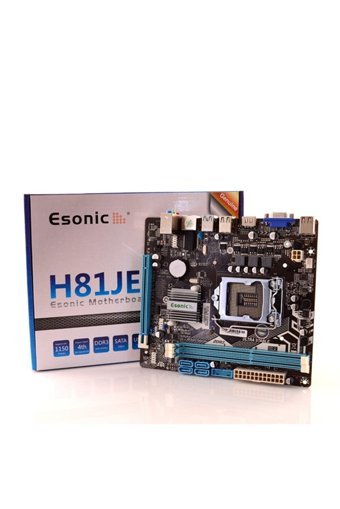 Esonic H81JEL H81 LGA 1150 Soket DDR3 1600 Mhz Mining Micro ATX Masaüstü Bilgisayar Intel Uyumlu Anakart
