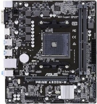 Asus Prime A320M-R-SI A320 AM4 Soket DDR4 2666 Mhz Micro ATX Masaüstü Bilgisayar AMD Uyumlu Anakart