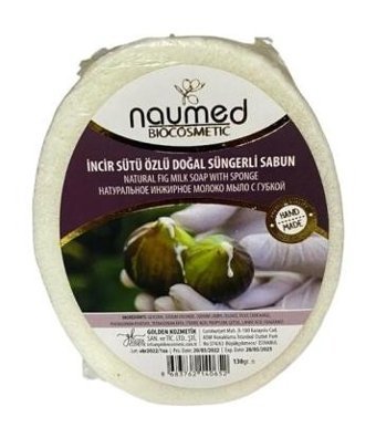Naumed Incir Sütü Özlü Doğal Süngerli Sabun 130 gr