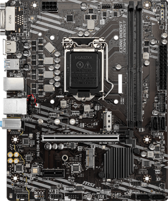 MSI H410M-A Pro H410 LGA 1200 Soket DDR4 2933 Mhz PCIe 4.0 Micro ATX Masaüstü Bilgisayar Intel Uyumlu Anakart