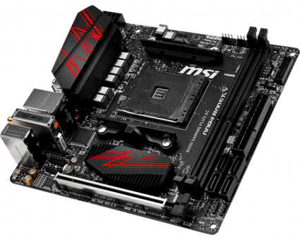 MSI B450I Gaming Plus AC B450 AM4 Soket DDR4 3466 Mhz Wi-Fi Overclock Mini ITX Masaüstü Bilgisayar AMD Uyumlu Anakart