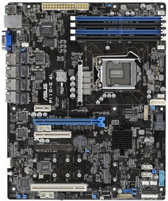 Asus P11C-C/4L C242 LGA 1151 Soket DDR4 2666 Mhz ATX Masaüstü Bilgisayar Intel Uyumlu Anakart