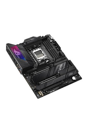 Asus Rog Strix X670E-E Gaming X670 AM5 Soket DDR5 6400 Mhz PCIe 4.0 Wi-Fi Overclock ATX Masaüstü Bilgisayar AMD Uyumlu Anakart