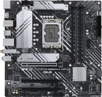 Asus Prime B660M-A Wifi B660 LGA 1700 Soket DDR4 5333 Mhz PCIe 4.0 Wi-Fi Overclock Micro ATX Masaüstü Bilgisayar Intel Uyumlu Anakart