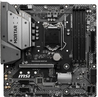 MSI B365M MORTAR B365 LGA 1151 Soket DDR4 2666 Mhz Micro ATX Masaüstü Bilgisayar Intel Uyumlu Anakart