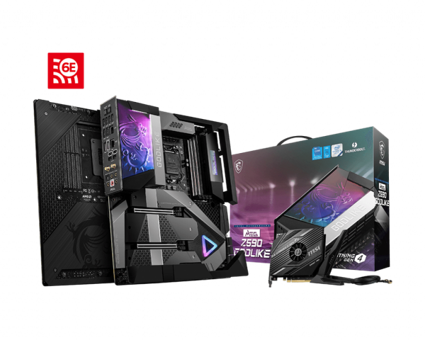 MSI Z590 GODLIKE Z590 LGA 1200 Soket DDR4 5600 Mhz PCIe 4.0 Wi-Fi Overclock Mining E-ATX Masaüstü Bilgisayar Intel Uyumlu Anakart
